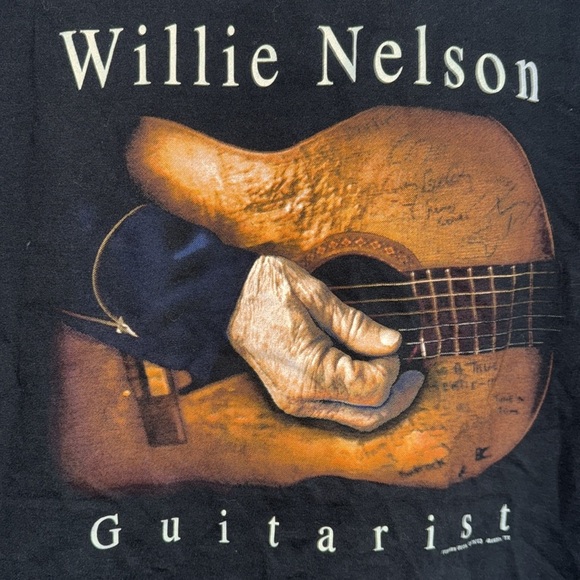 Willie Nelson shirt Hanes Beefy-T Mens large cotton Graphic Family band tee - Picture 6 of 6